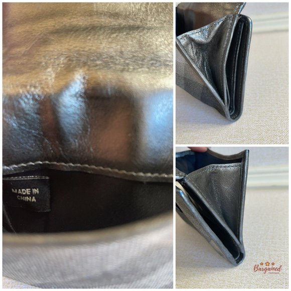 Authentic BURBERRY Shimmer Check Bifold Wallet - Picture 12 of 12